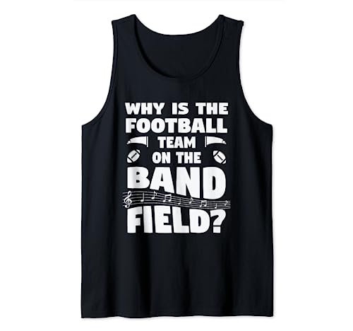 ¿Por qué está el equipo de fútbol en el campo de la banda? Camiseta sin Mangas