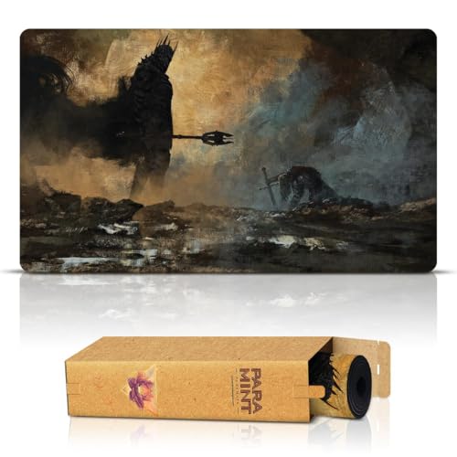 Paramint The Fate of Isildur (Stitched Edges) - The Lord of Rings Play Mat - Compatible with Magic: The Gathering Play Mats - Play MTG, YuGiOh, TCG - Original Designs and Accessories