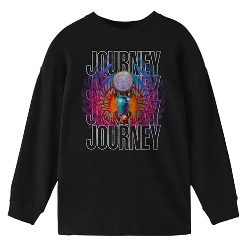 Journey Boys Black Crew Neck Long Sleeve Sweatshirt