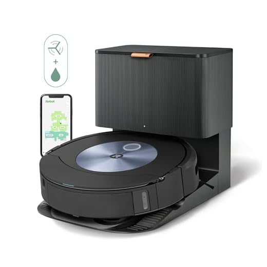 iRobot Robot aspirador y friegasuelos con Wi-Fi Roomba Combo j7+ autovaciado automático - Paño elevable retráctil - Navegación inteligente - Reconocimiento objetos - recarga y reanuda