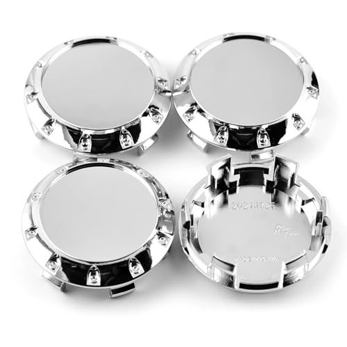 Enjoliveurs OZ 75 mm et 68 mm jantes M608 M242 référence 81310409 chrome de rechange