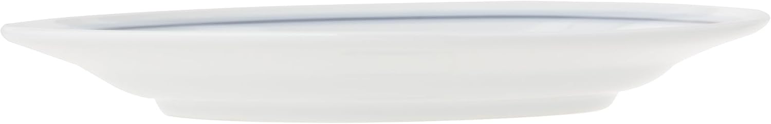 Ocean Tableware, Reinforced Porcelain, Bread Plate, Cafe Plate, Middle Plate, Rim Plate, Diameter Approx. 6.7 x 0.8 inches (17 x 2 cm), French Dish, Hotel, Restaurant Specifications,