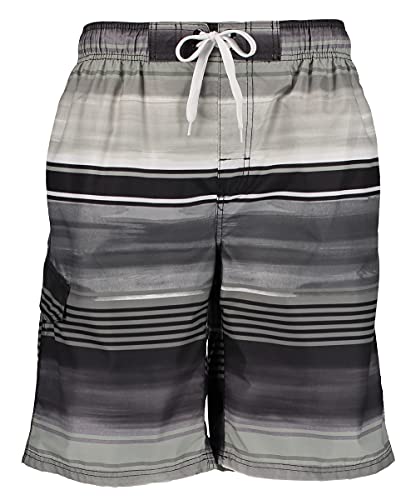 Image of Kanu Surf Men's Big Viper Extended Size Stripe Swim Trunk