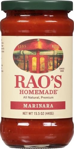 Image of Rao's Homemade Marinara Sauce, 15.5 oz, Tomato Sauce, All Purpose, Keto Friendly Pasta Sauce, Premium Quality, Tomatoes from Italy and Olive Oil (Pack of 2)