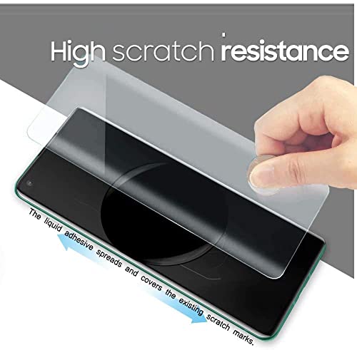 Image of Premium Curved Uv Tempered Glass For Vivo V25 Pro Cellphone (Transparent,Pack Of 1) Advanced Border Less Full Screen Coverage Uv Screen Protector Guard With Installation Kit