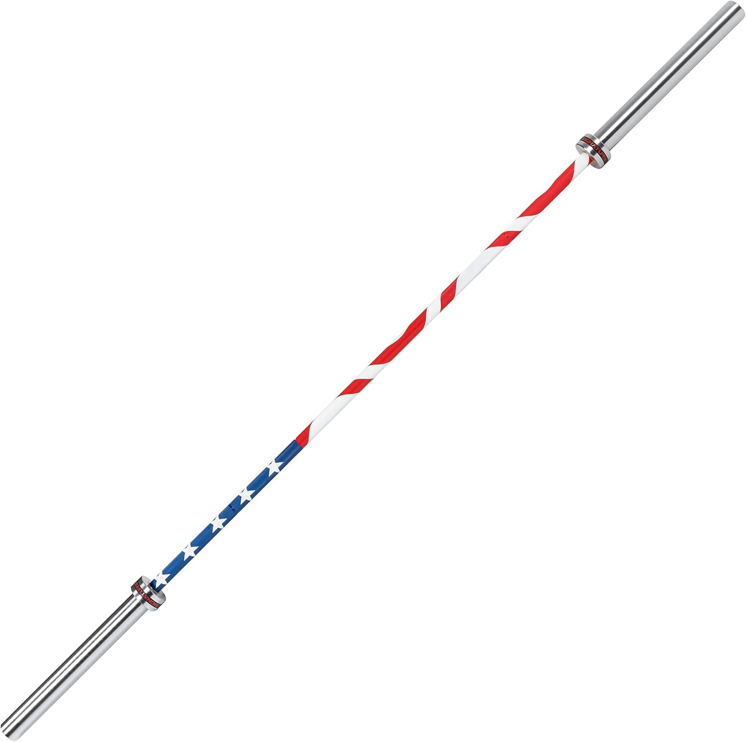 Elevon 7FT Olympic Barbell, 190K PSI Tensile Strength, 1,500LB Capacity