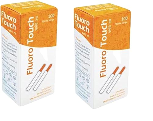 KASHSURG Ophthalmic Fluoro Touch Strips - 300 Pack of 2