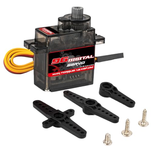 DIGITAL - RC TOY MOORT, ACCESORIOS PARA SERVOS LOW BROIT | Diseño De Alta Precisión Con Salida De Par De 1,4 Kg Y Ángulo Controlado De 180 Grados, Estructura Ligera Y Portátil