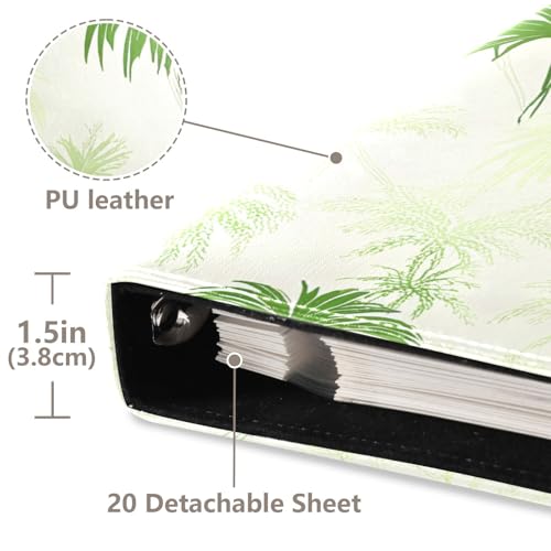 Álbum de Fotos Scrapbook DIY Autoadhesivo con Cubierta de Cuero PU, 40 Páginas, Anillado, Tamaño 11.8x11.2 pulgadas miniatura 4