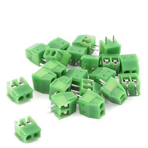 Bornes à vis pour circuit imprimé pas 3.5mm connecteur 2 broches droites x100