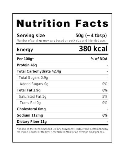 Image of MITHILA FOODS Pea Isolate Sattu 500g (Unflavoured) | 24g Protein Per Portion | Pea Protein Isolate + Sattu Blend | Vegan Dairy Free Gluten Free High Fiber | Desi Plant Protein Drink | Authentic Taste of Bihar