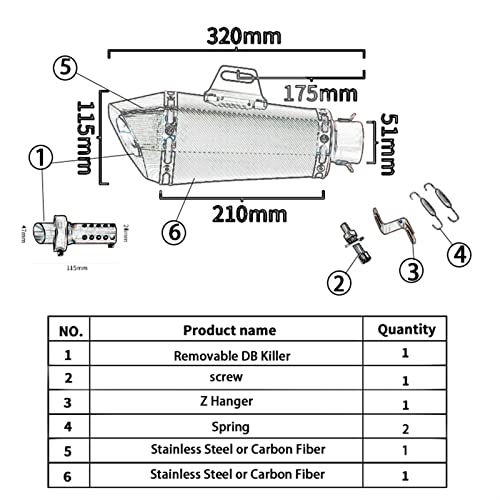 Escape CFMoto 400GT sin soldaduras para reemplazar el tubo original roto 5
