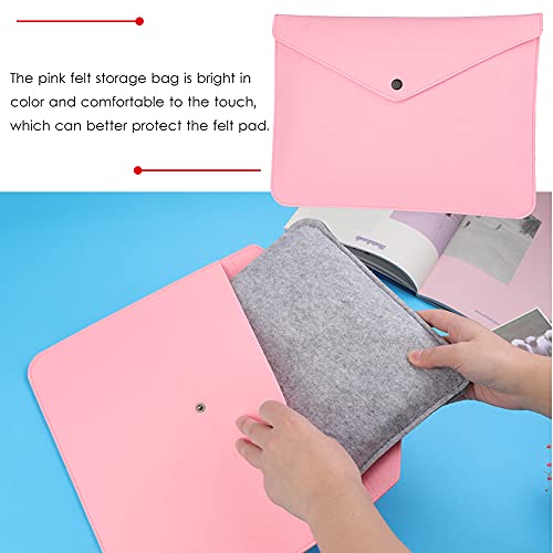 image for WONVOC Needle Felting Pad, 9.84 x 7.87 x 1.38 Inch, Grey Sponge Needle