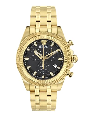 Versace Herren Chronograph Quarz Armbanduhr Fornax