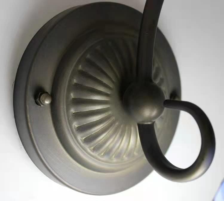 Miniatura 5 de Tiffany - Juego de dos apliques de pared con pilas, control remoto para interiores, regulables, color azul, funciona con pilas, lámpara de pared