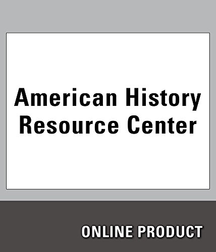 American History Resource Center (with InfoTrac) 2nd Edition