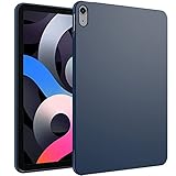 iPad Air 5th Generation Case (2022),iPad Air 4th Generation Case (2020) 10.9 Inch,Clear Rubber Soft Skin Silicone Side Corner Protective Cover for 10.9' iPad Air 5th&4th Generation Tablet-Navy