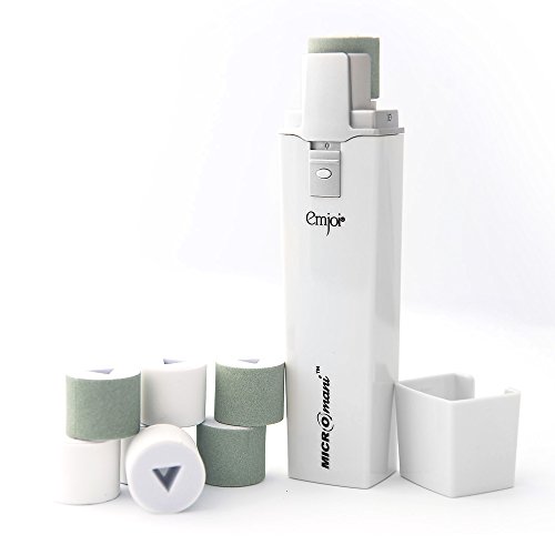 Emjoi: Micro-Mani Electric Nail Polisher Buffer with 4 smooth & 4 shine rollers