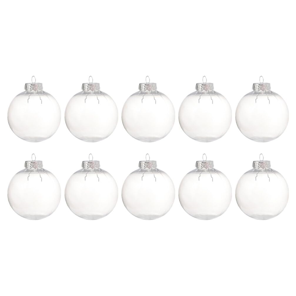 Boules de Noël à suspendre Ciieeo lot de 10 décorations délicates