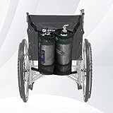 Wheelchair Oxygen Cylinder Bag - O2 Tank Carrier Backpack Holder for"D" and"E" Cylinders Bottle, Dua