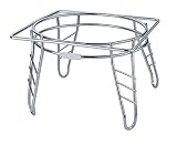 Krupasadhya Fancy Water Pot and Matka Stand Stainless Steel Pot Stand Kitchen Rack Chrome Plated Pla