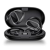 Butyoef Open Ear Headphones,360-Degree Panoramic Sound, DT4.0 Without Sound Loss,Air Conduction, 48H Range,LED Display,IPX7 Waterproof, Wireless Earbuds for Meeting, Driving,Traveling