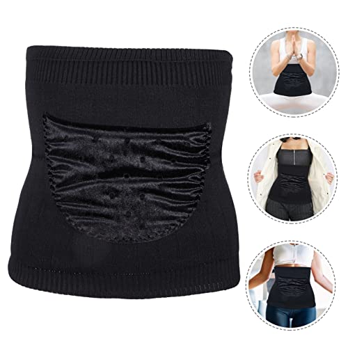 Protector lumbar calefactor de cintura elástica para mujer miniatura 3