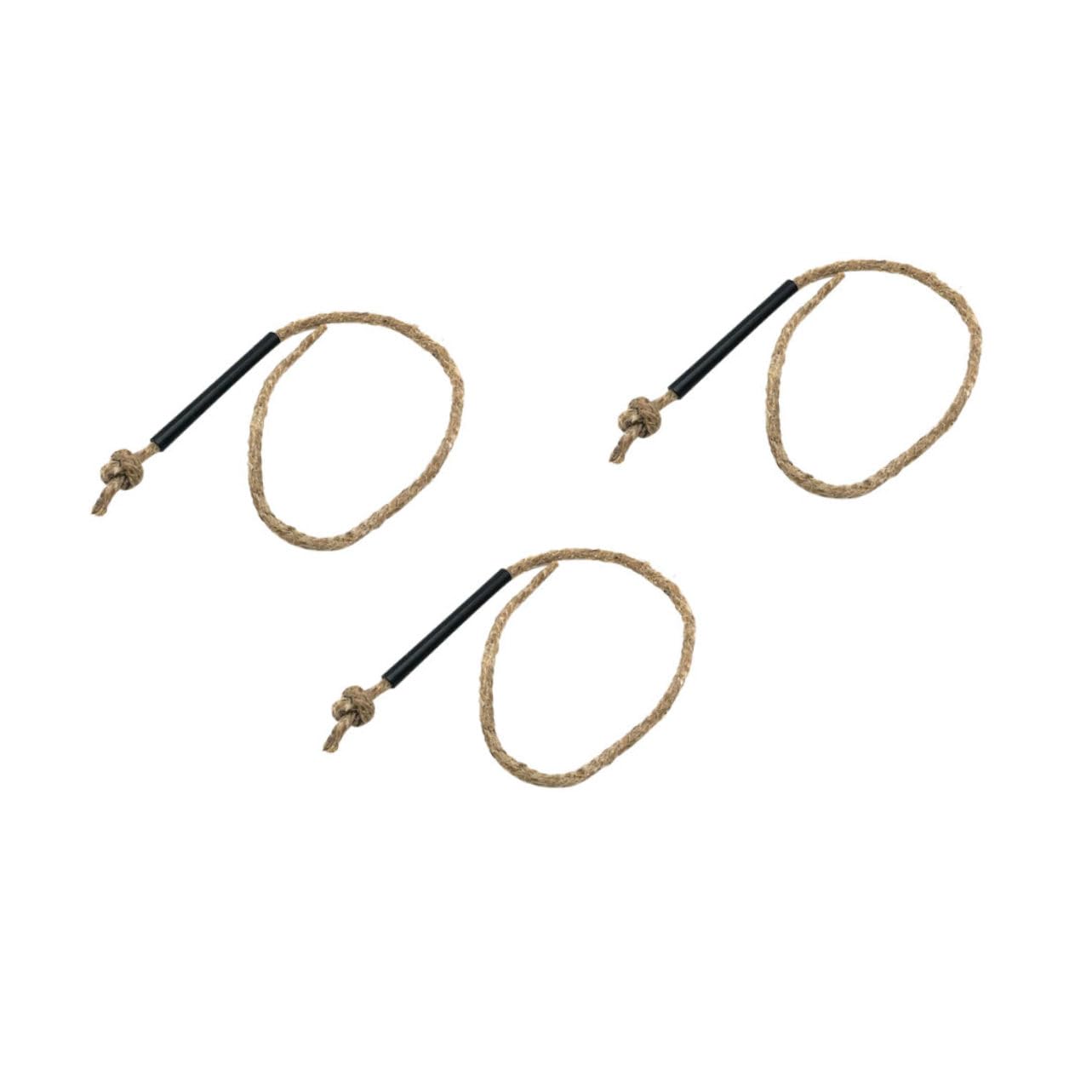 NAMOARLY Flame Fire Rope 3-Piece Set for Camping and Survival Waterproof Fire Ignition Rope