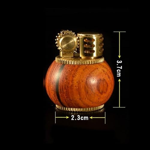 Encendedor portátil pequeño de sándalo metálico miniatura 7