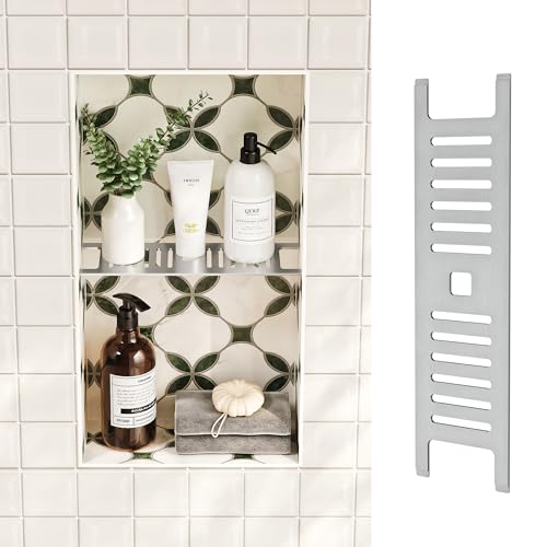 Qeke 12 Inch Shower Niche Shelf for Prefabricated Tile Niches