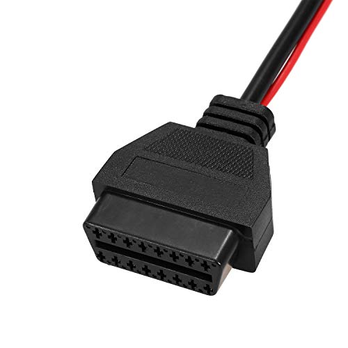 Honeytecs Substituição do cabo de extensão OBD-II para Fiat 3Pin 30cm
