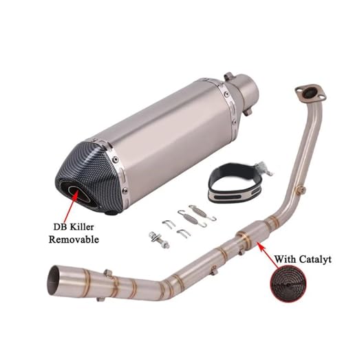 Sistema completo de escape para Yamaha R15 R125 V3 2020 2021 2