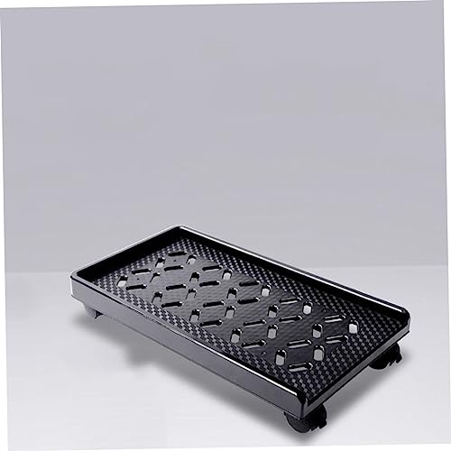 Soporte móvil para CPU con ruedas giratorias, diseño ventilado, fácil de mover y ahorrador de espacio debajo del escritorio miniatura 6