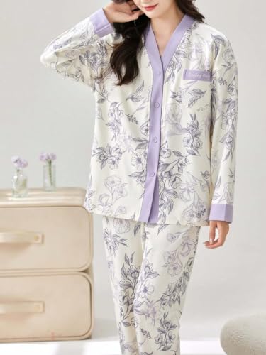 Image of LITZO Womens Korean Night Dress || Pyjama Set ||Korean Nightsuit || Women Nightwear ||Round Neck Half Sleeve Nightsuit || Loungewear || Everyday Nightdress (L-228-233)