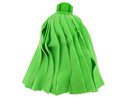 PAMEX - Fregona Microfibra Tiras Colores 155g (Verde)