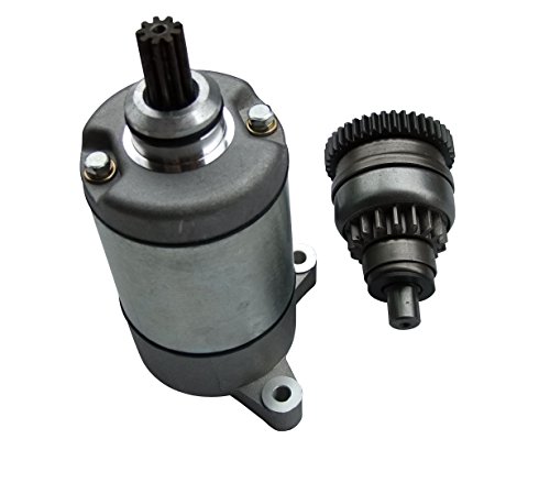 Shamofeng Starter & Bendix for Polaris Sportsman Magnum Ranger Scrambler Big Boss Trail Boss Worker Xplorer ATV Pro 500 425 400 335 325 1995-2014, 18645 3084981 3090188, Ranger Sportsman 500 Starter - Thumbnail 3