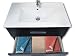 PDM Mueble de baño Kayla con Espejo y Lavabo cerámico - 3...