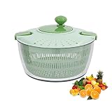 JARNAR Salad Spinner - Green Salad Spinner Large - 4.2L Lettuce Spinner for Vegetable wash, Lettuce
