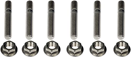 Dorman 03133Hp Exhaust Flange Stud Kit - M10-1.5 X 62Mm Stainless Steel Compatible With Select Models (Oe Fix) #TOP3