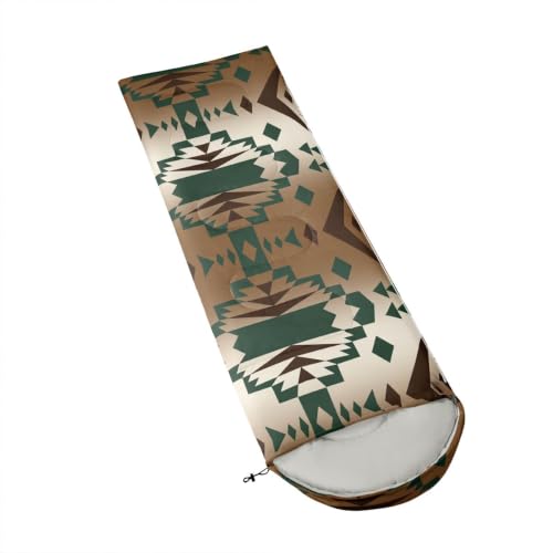 Erosebridal Western Geometric Sleeping Bag Aztec Ethnic Camping Sleeping Bag with Compression Sack miniatura 3