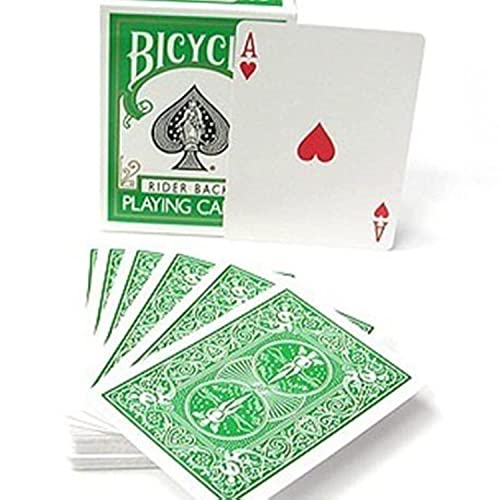 Mms Cards Bicycle Green Back Uspcc Trick #TOP1