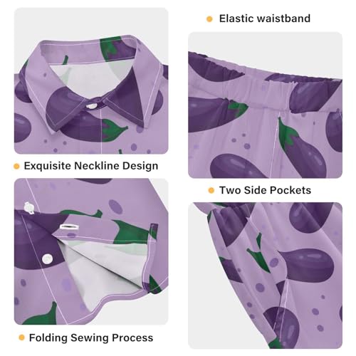 Image of Sunflower Floral Yellow Black Short Sleeve Hawaiian Button Down Shirts and Short Sets for Boys Toddler Summer Outfits