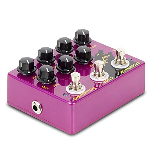 Caline Dcp-02 Brutus Distortion Overdrive Effect Pedal Dual Guitar Pedal #TOP1