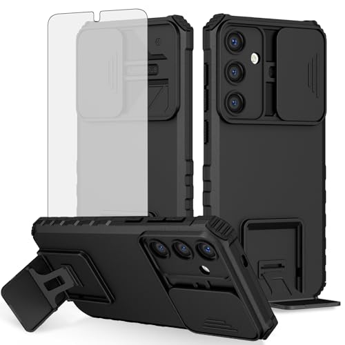 Coque Samsung S26 Plus Asuwish avec protège-écran verre trempé et cache caméra