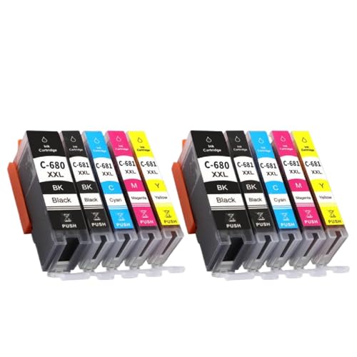 Cartouche d'encre PGI-680 CLI-681 XXL pour les devoirs et photos sur TR7660