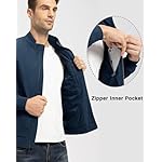 TBMPOY Men's Lightweight Jackets Casual Windbreaker Stylish Light Fall Spring Golf Work Dress Business