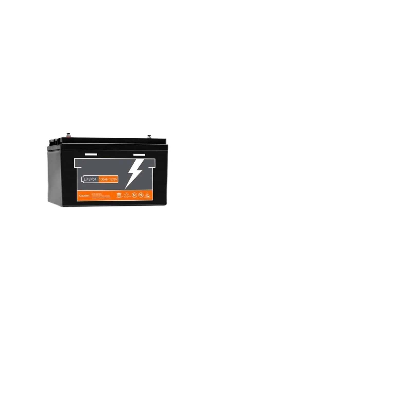 Batteria A Ciclo Profondo, 12 V 100 Ah 150 Ah | BMS di grado A integrato, oltre 6000 cicli profondi, for l'accumulo solare(200AH 12.8V)
