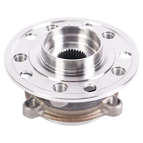 Image of TRQ Front Left and Right Wheel Bearing and Hub Assembly Set 2 Piece Compatible with 15-21 Mercedes-Benz C300 4Matic 16-18 GLC300 4Matic 2021 GLC300 4Matic 17-19 E300 4Matic 19-21 E450 4Matic