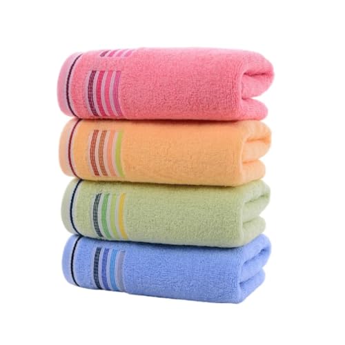 Serviette de bain en coton brodée blanche 50x100 cm - 2