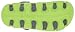 Crocs Women's Duet Sport Clog, Graphite/Volt Green, 12